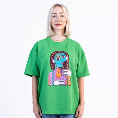 Hiya Glam Portrait oversized T-shirt