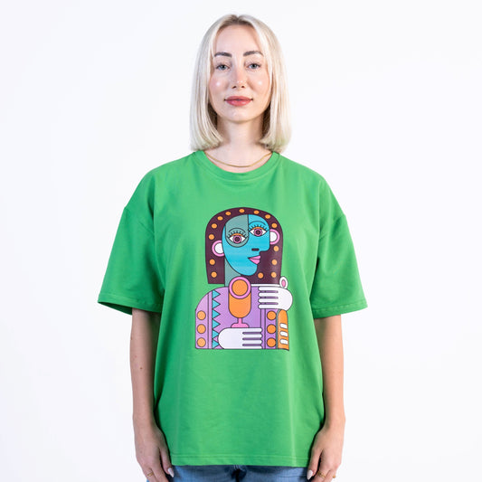 Hiya Glam Portrait oversized T-shirt